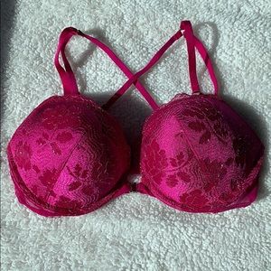 VS Criss cross back push up bra